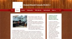 Desktop Screenshot of masjidcanada.org